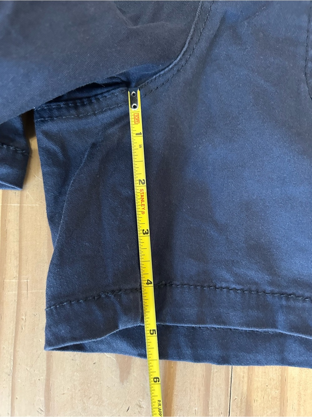 Unionbay Junior’s Navy Blue Jean Shorts. Size 7 - Picture 7 of 9
